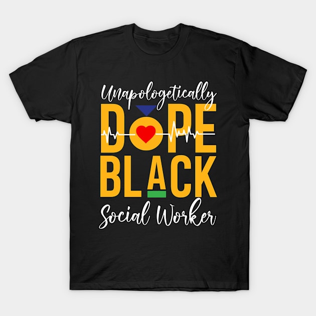 Unapologetically Social Worker T-Shirt by mintipap